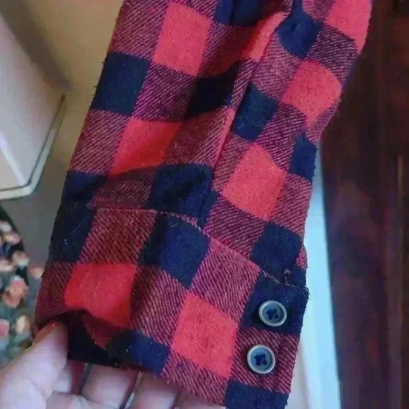 Forever 21 flannel shirt  L0200 - Picture 3 of 4